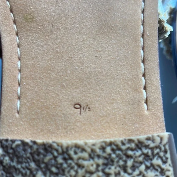 Sam Edelman Tan and Brown Raffia Women Sandals - Picture 3 of 3